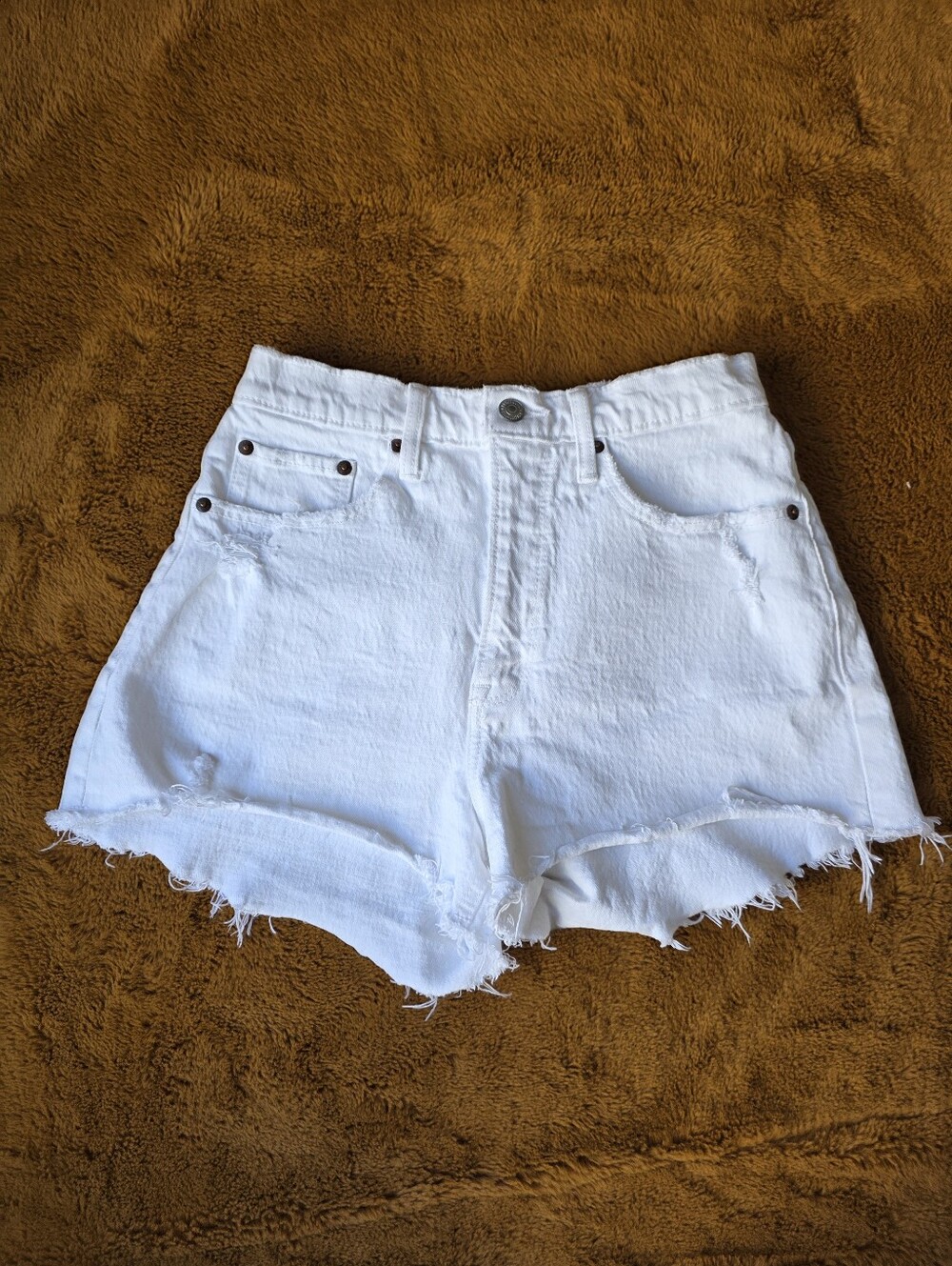 Abercrombie & Fitch Curve Love High Rise Mom Short Sz 27 / 4